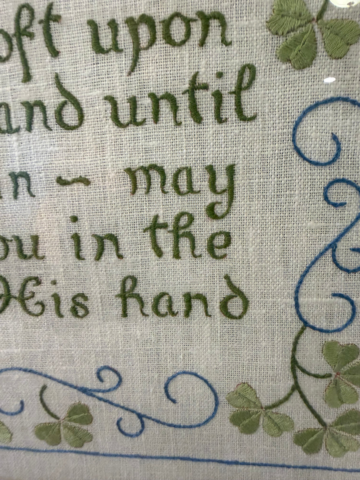 Irish Blessing Cross Stitch  May the Road Rise