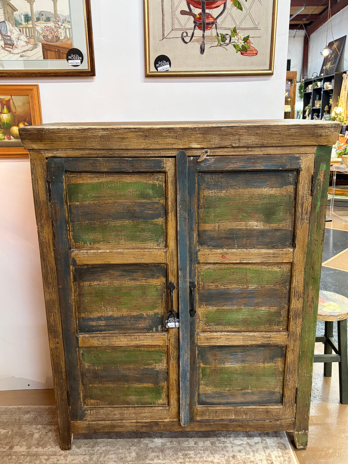 Pie Safe Reclaimed Wood Cabinet