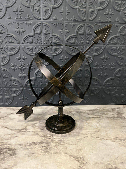 Black Metal Armillary Sphere