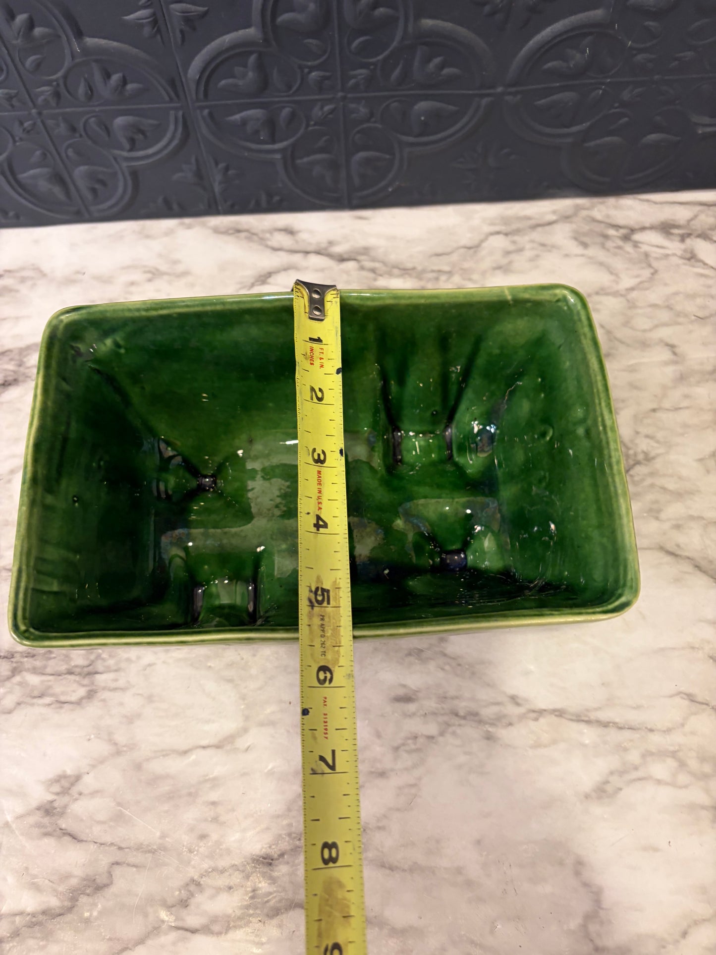 Cookson Green Pottery Planter