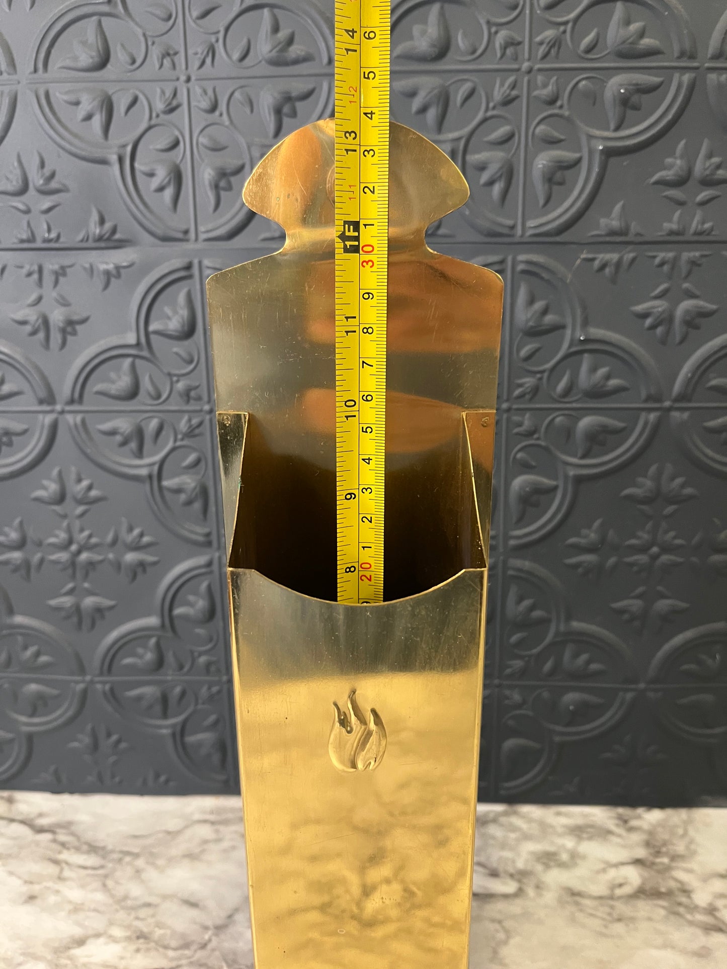 Brass Matchstick Holder Rectangle