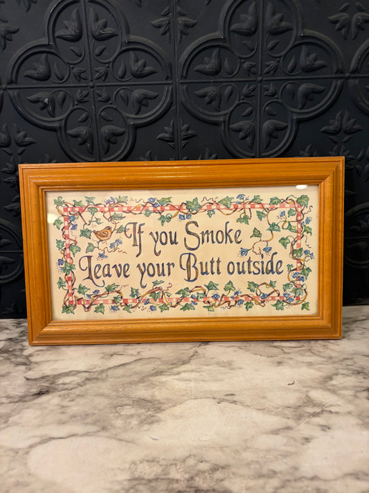 Smoking Sign