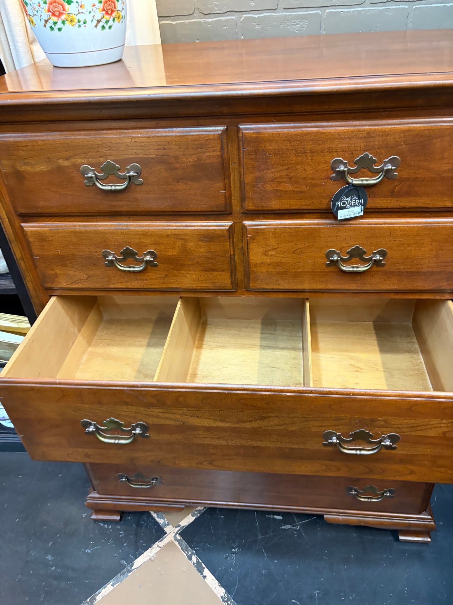 Kling Colonial Highboy Dresser Solid Cherry