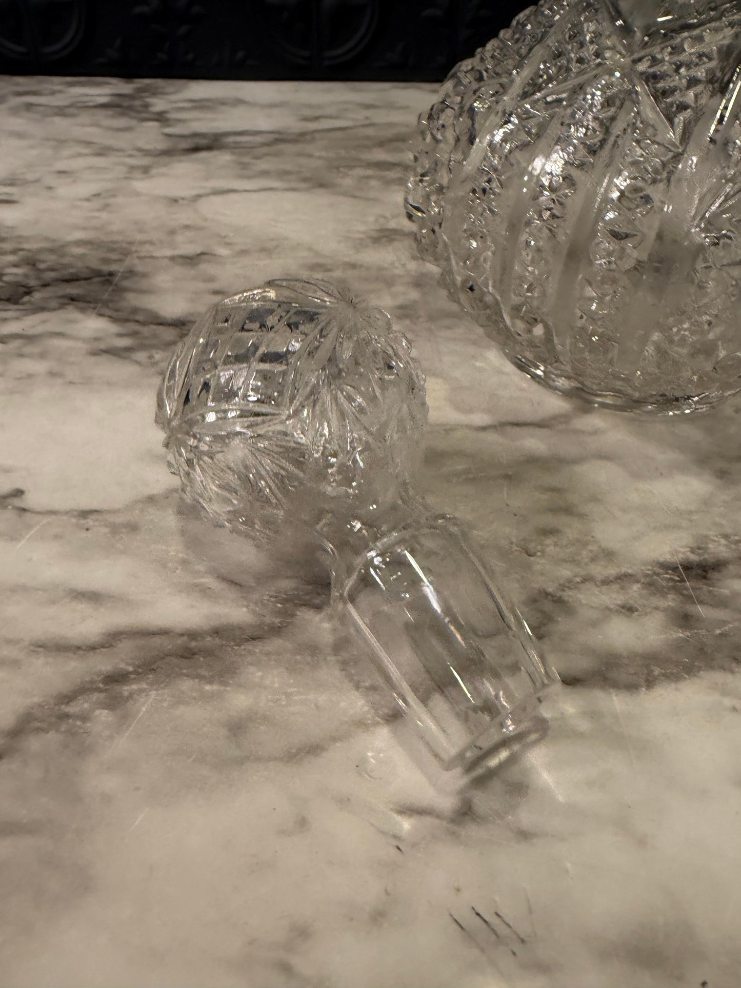 Clear Glass Imperial Glass Decanter