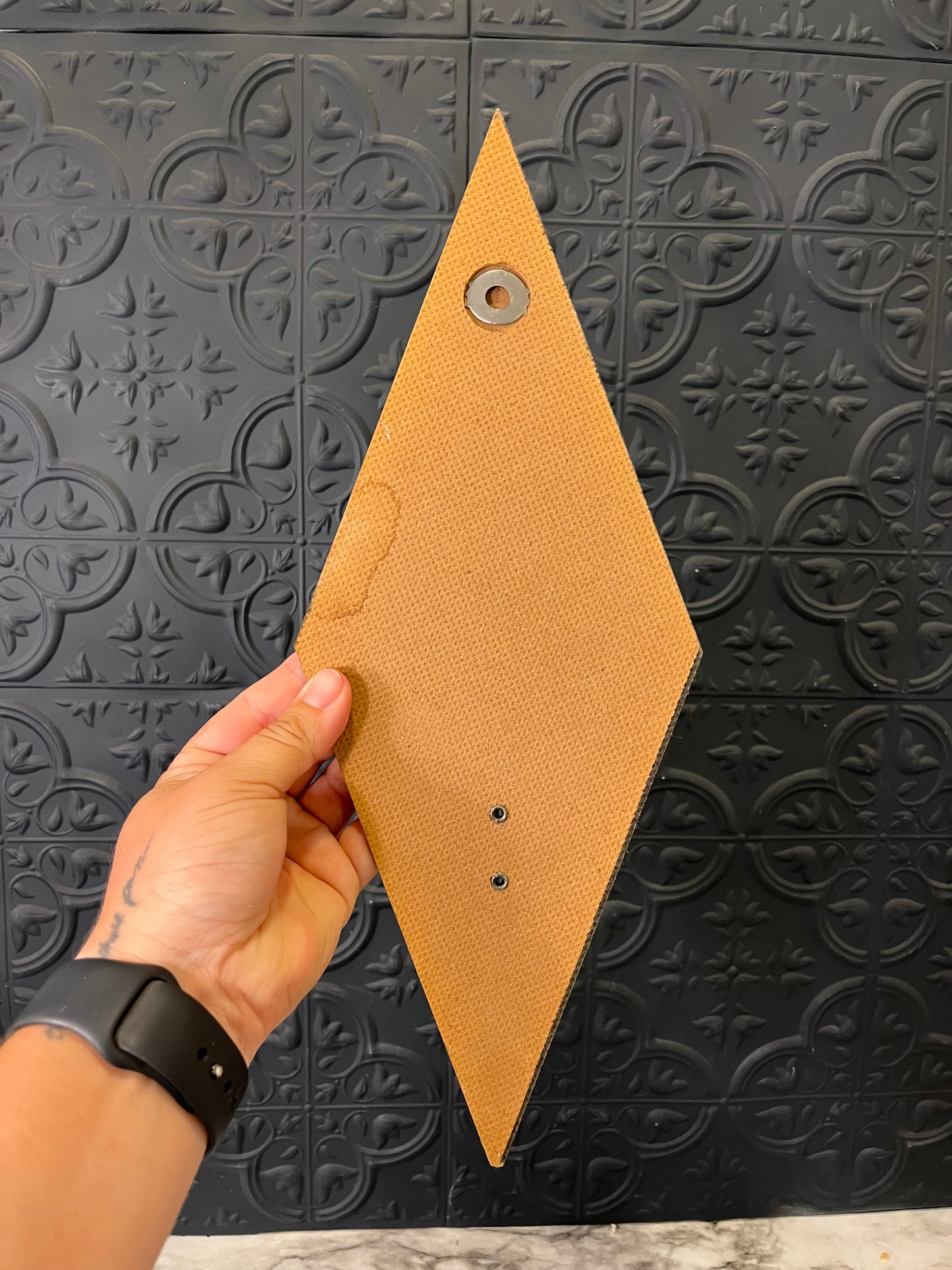 Diamond Laminate MCM Sconce x 2