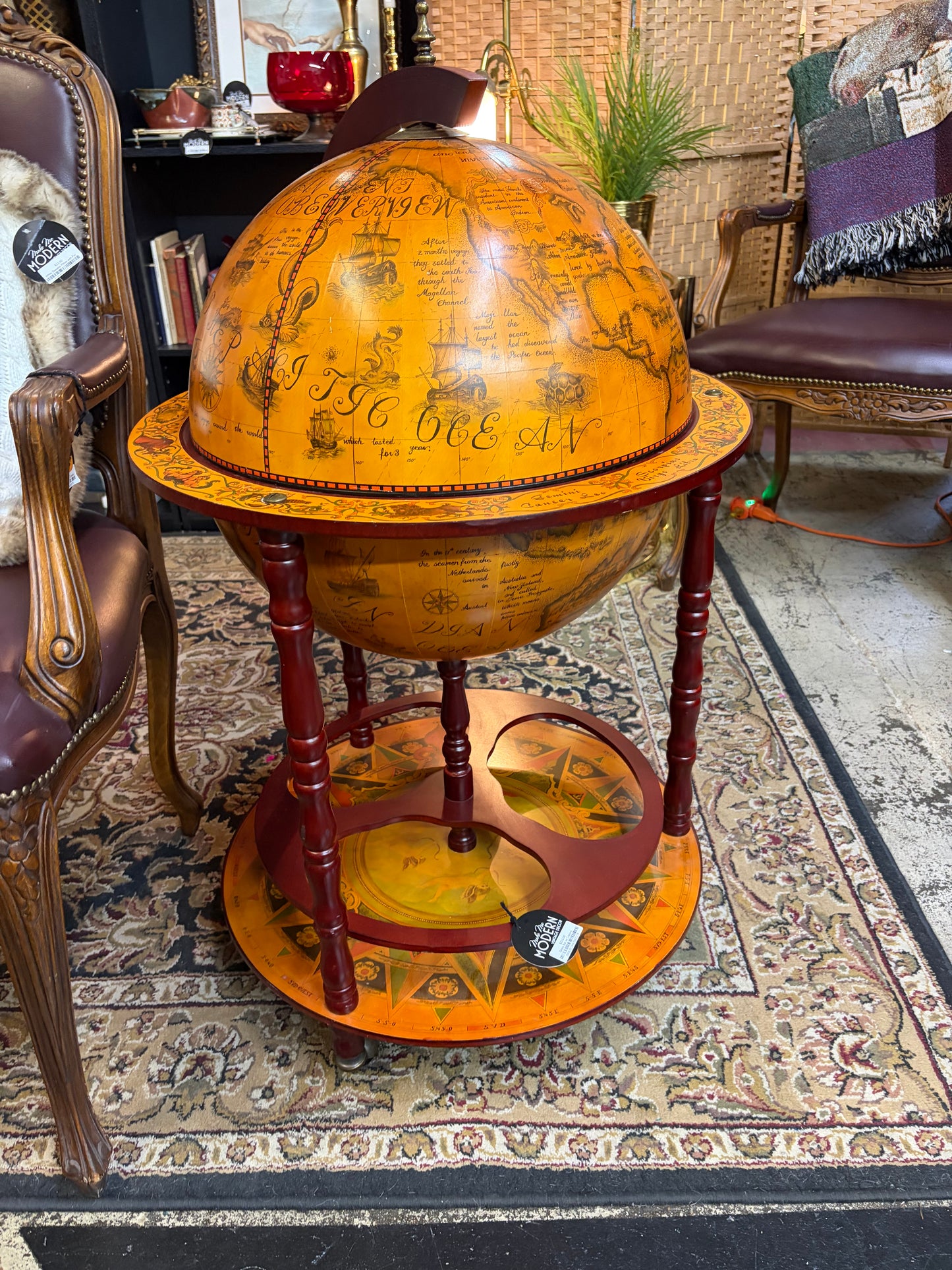 Globe Bar on Casters