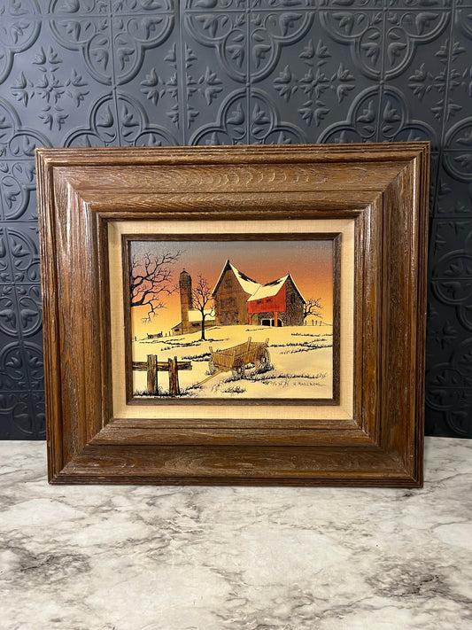 H Hargrove Framed Americana Print