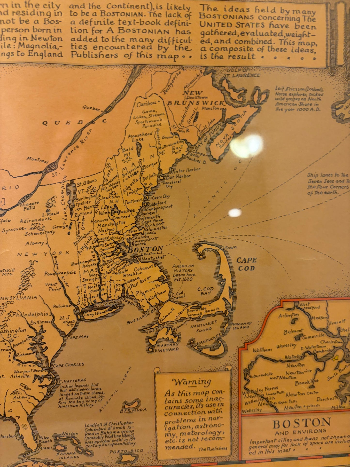 A Bostonian's Idea of the United States of America