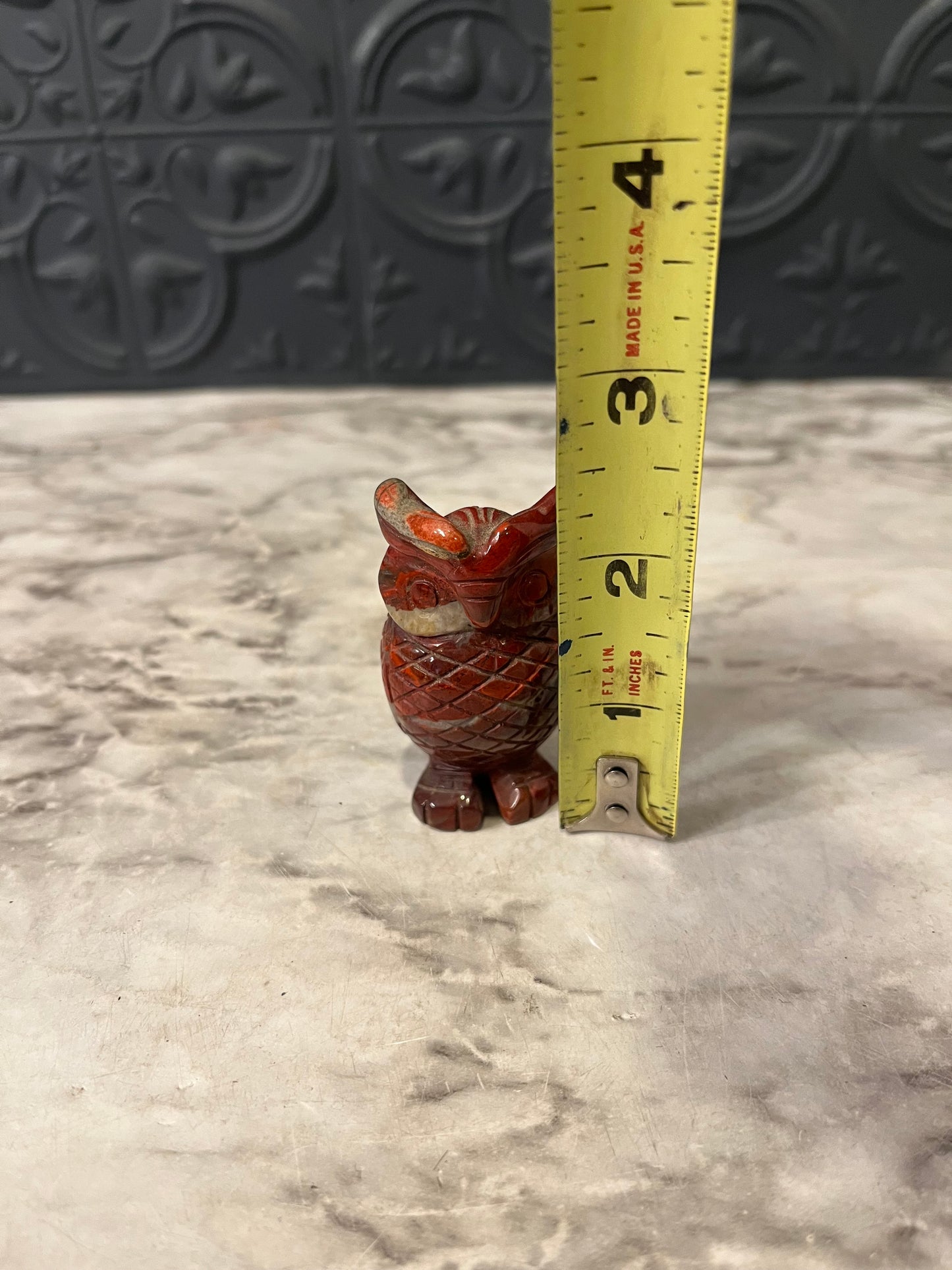 Hand Carved Stone Owl