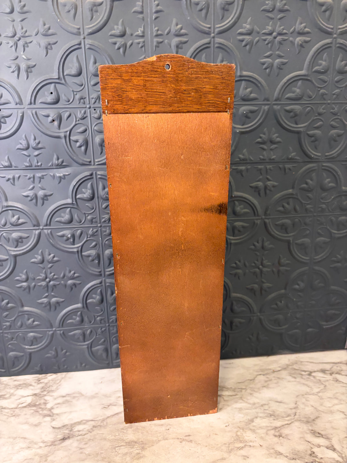 Wood Letter Organizer with rooster