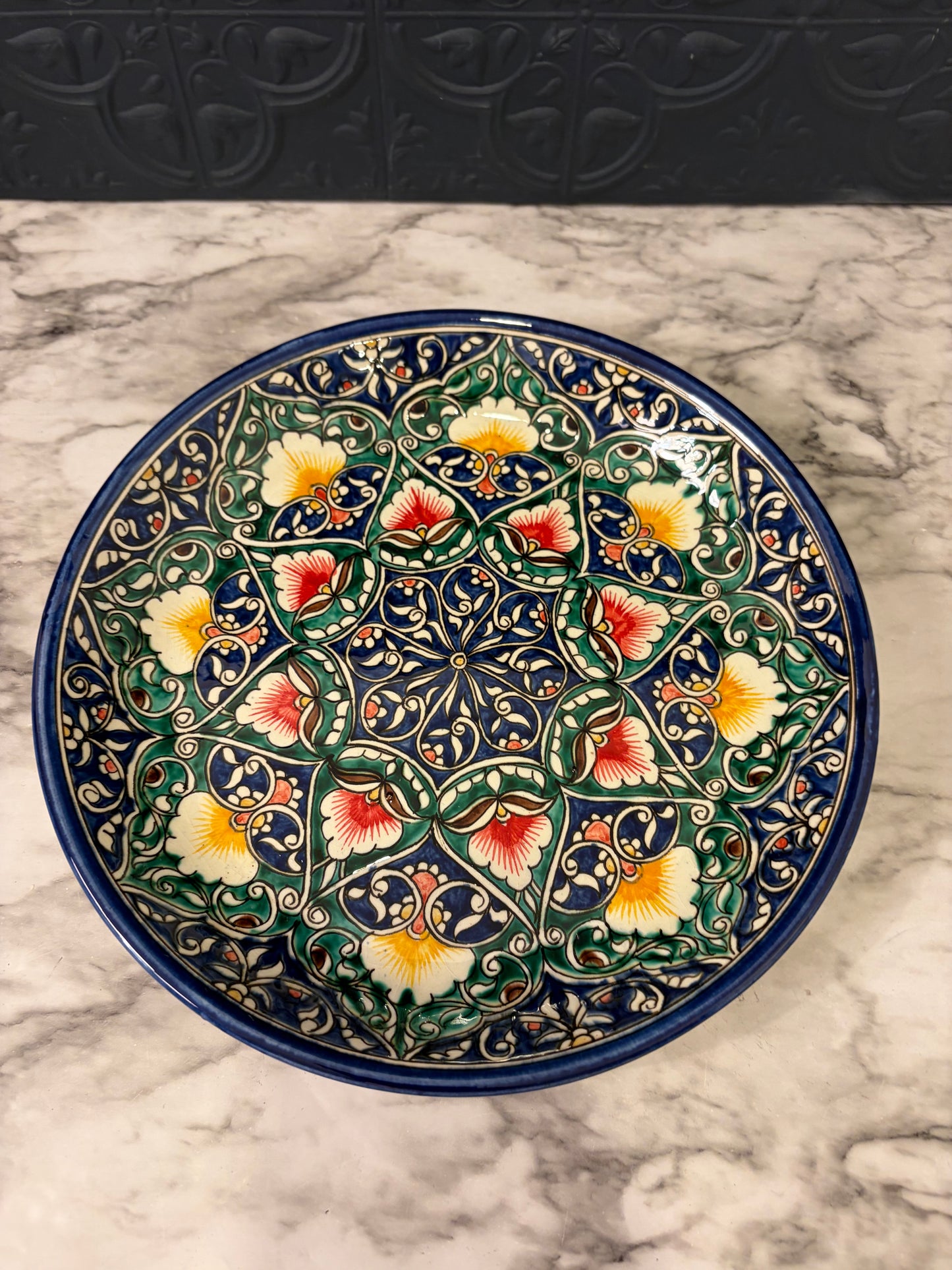 Hand Painted 9.75" Turkish Plate