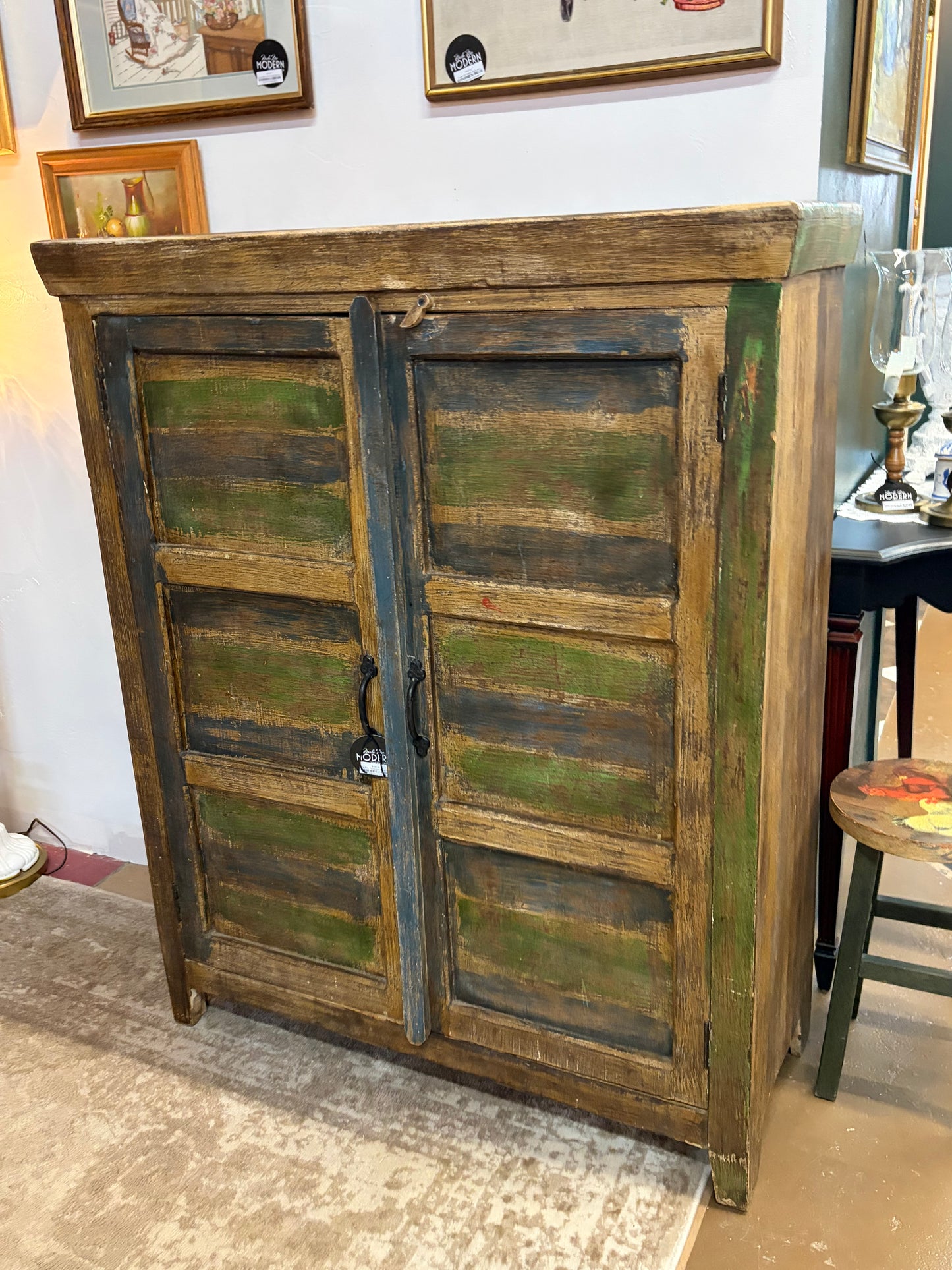 Pie Safe Reclaimed Wood Cabinet
