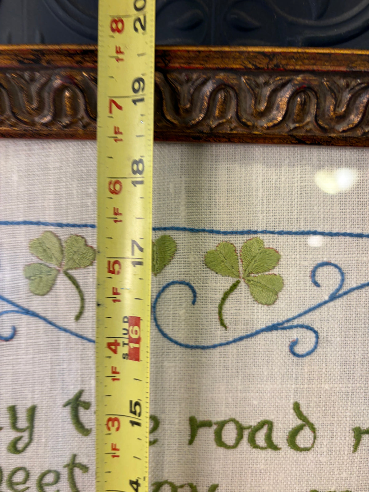 Irish Blessing Cross Stitch  May the Road Rise