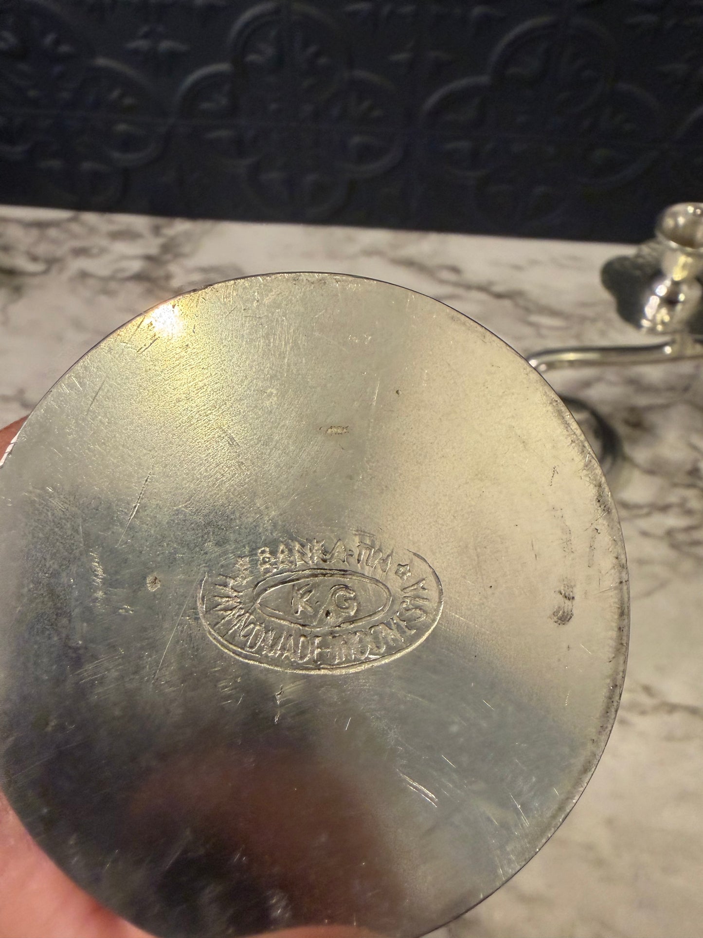 Set of Silverplate Double Flower Candleabras