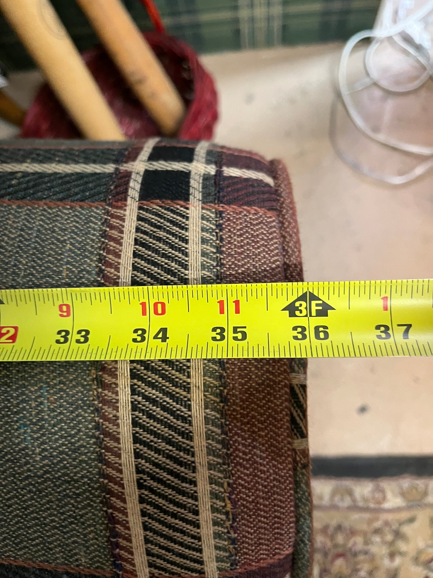 Plaid Loveseat