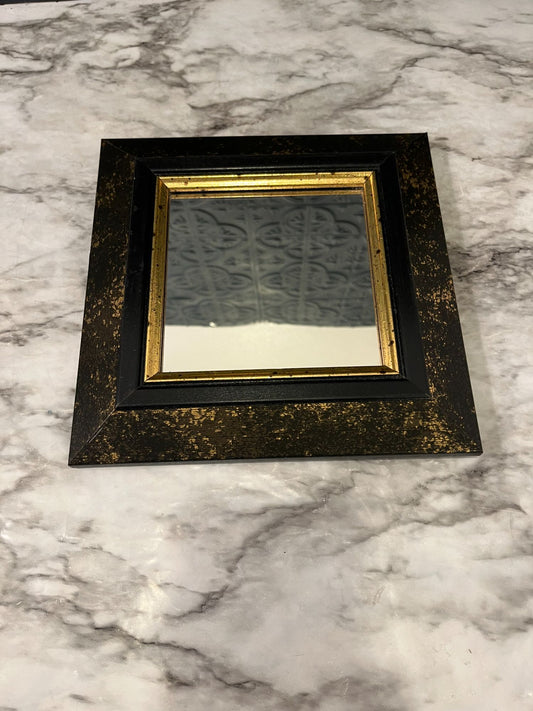 Black and gold square Home  Interiors mirror