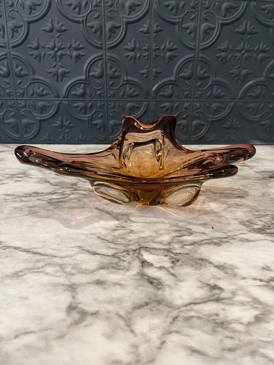 Murano Seguso Art Glass Bowl