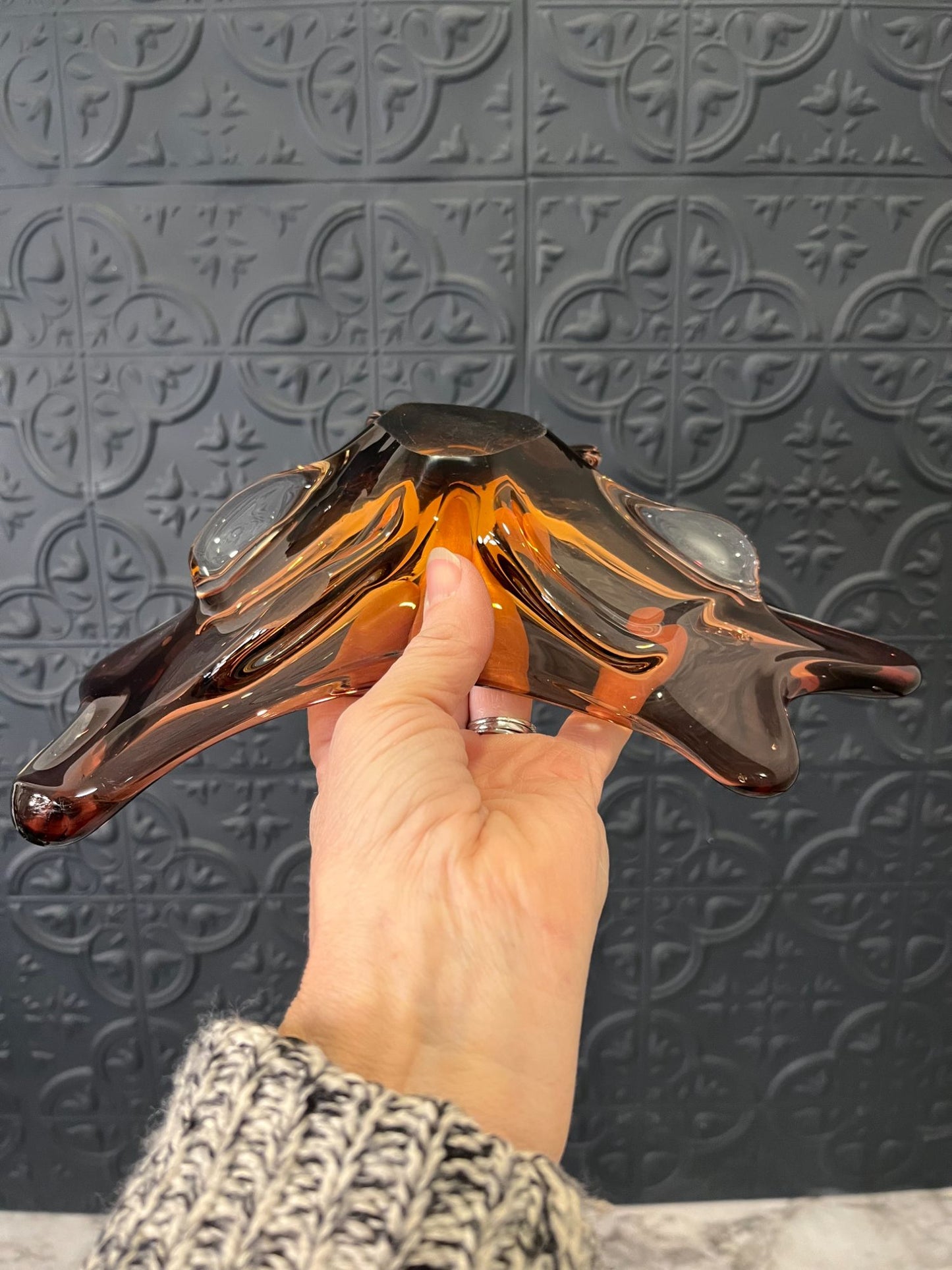 Murano Seguso Art Glass Bowl