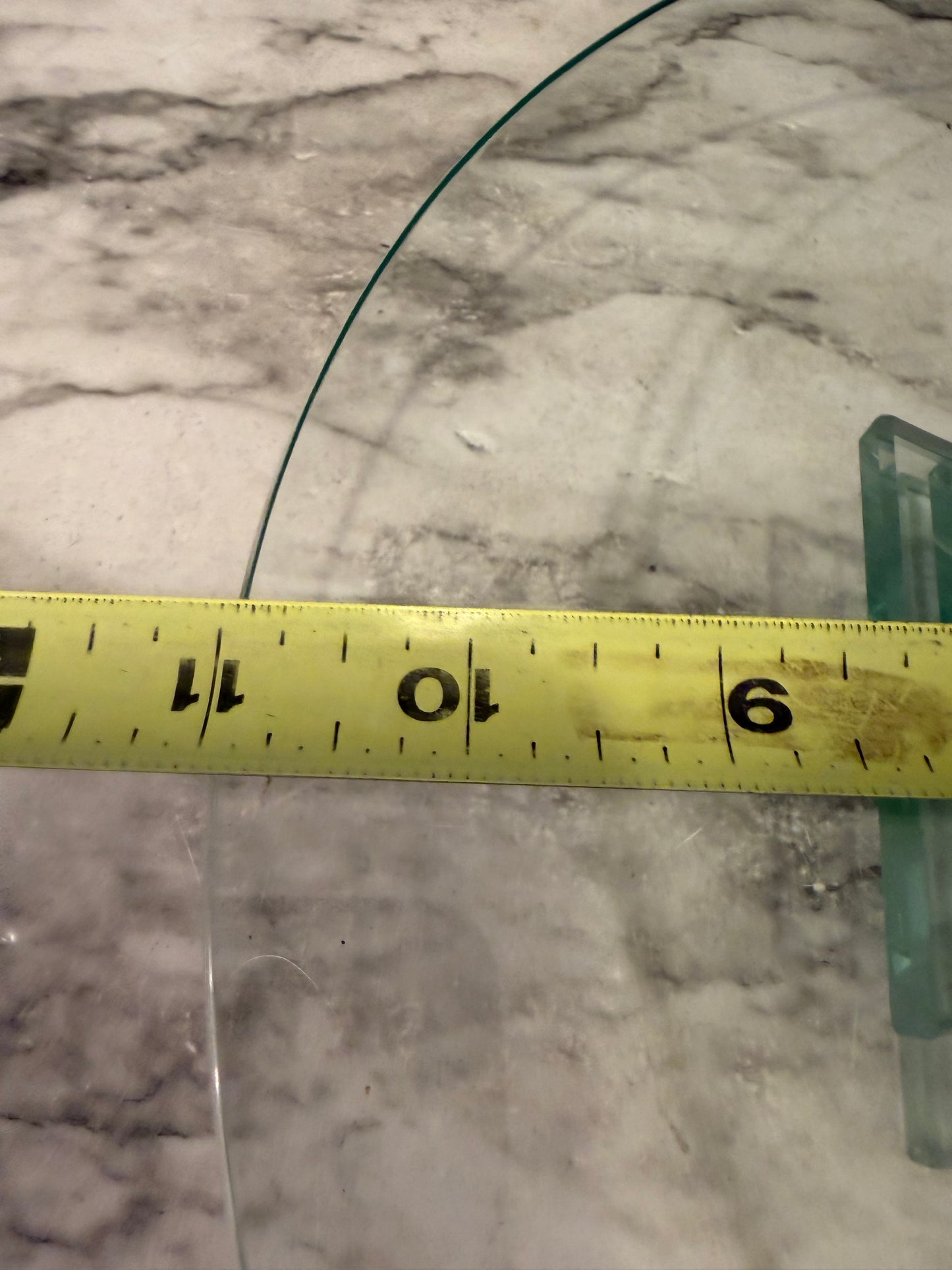 Partylite Aqua Stacked Glass Cake Stand