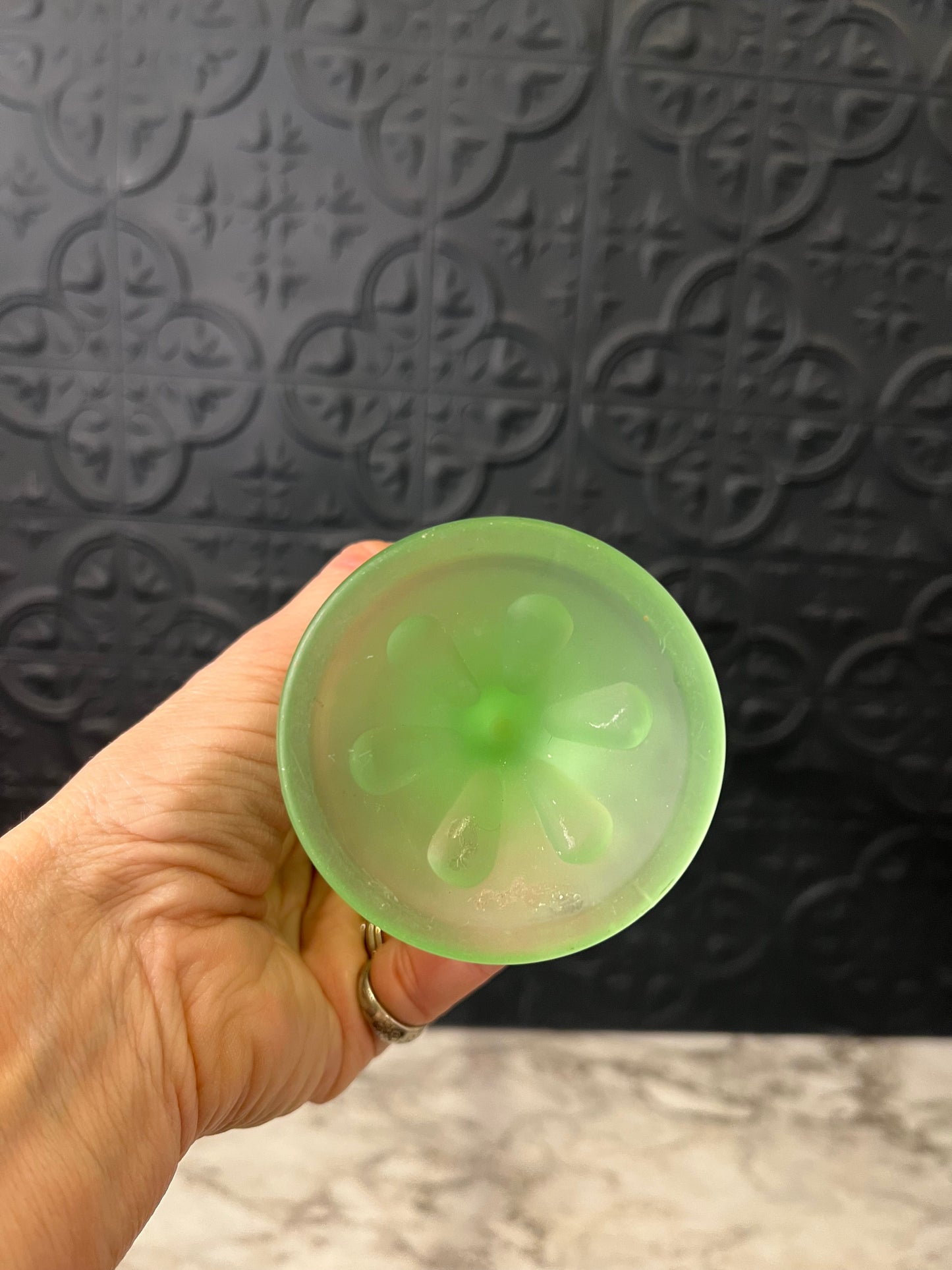 Viking Green Satin Swung Vase