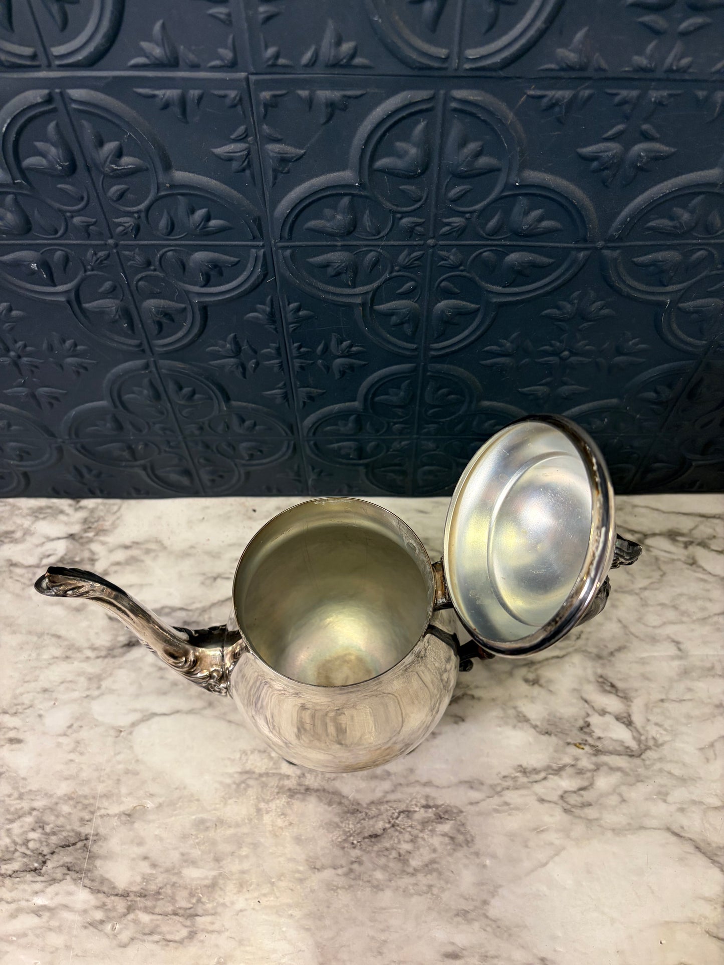 FB Rogers Silver Plate Pitcher with Feet
