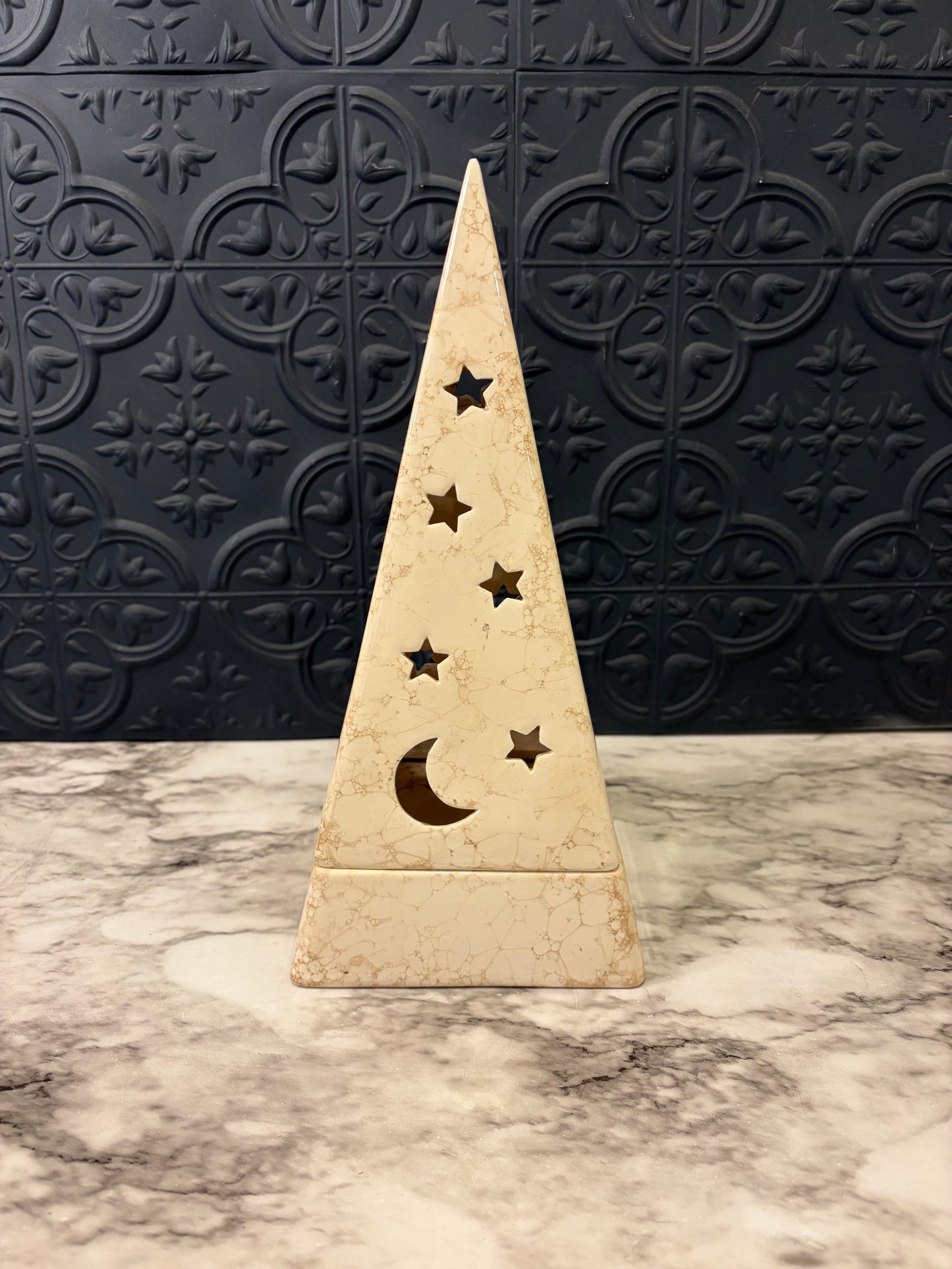 Partylite Galaxy  Pyramid Tealight Holder