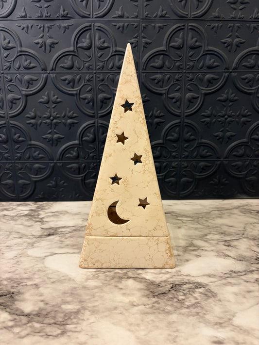 Partylite Galaxy  Pyramid Tealight Holder