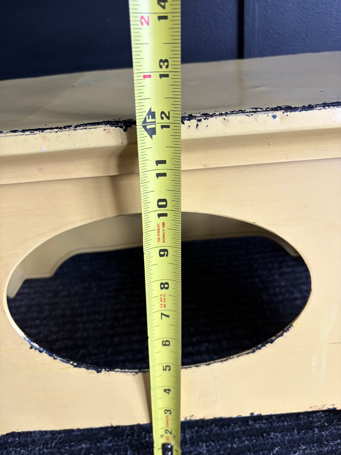 Yellow metal Step Stool