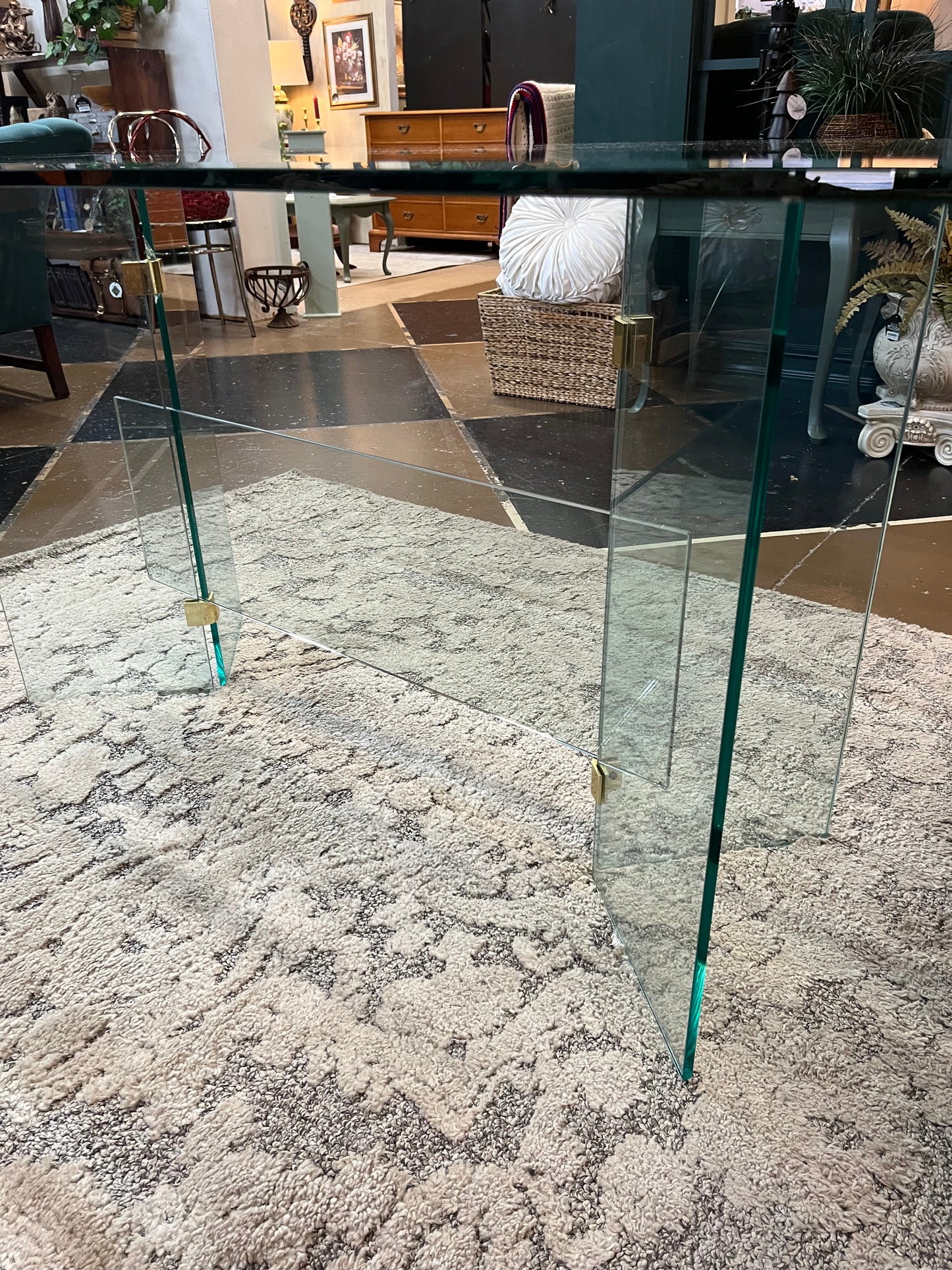 Post Modern Glass Dining Table