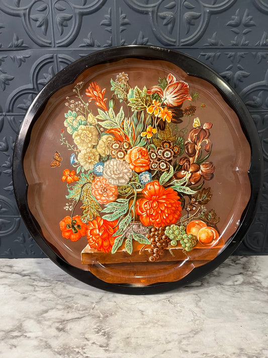 Daher Floral Tin Tray