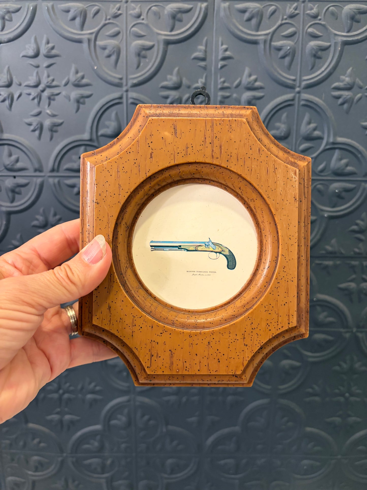 Manton Tube-lock Pistol Wall Hanging