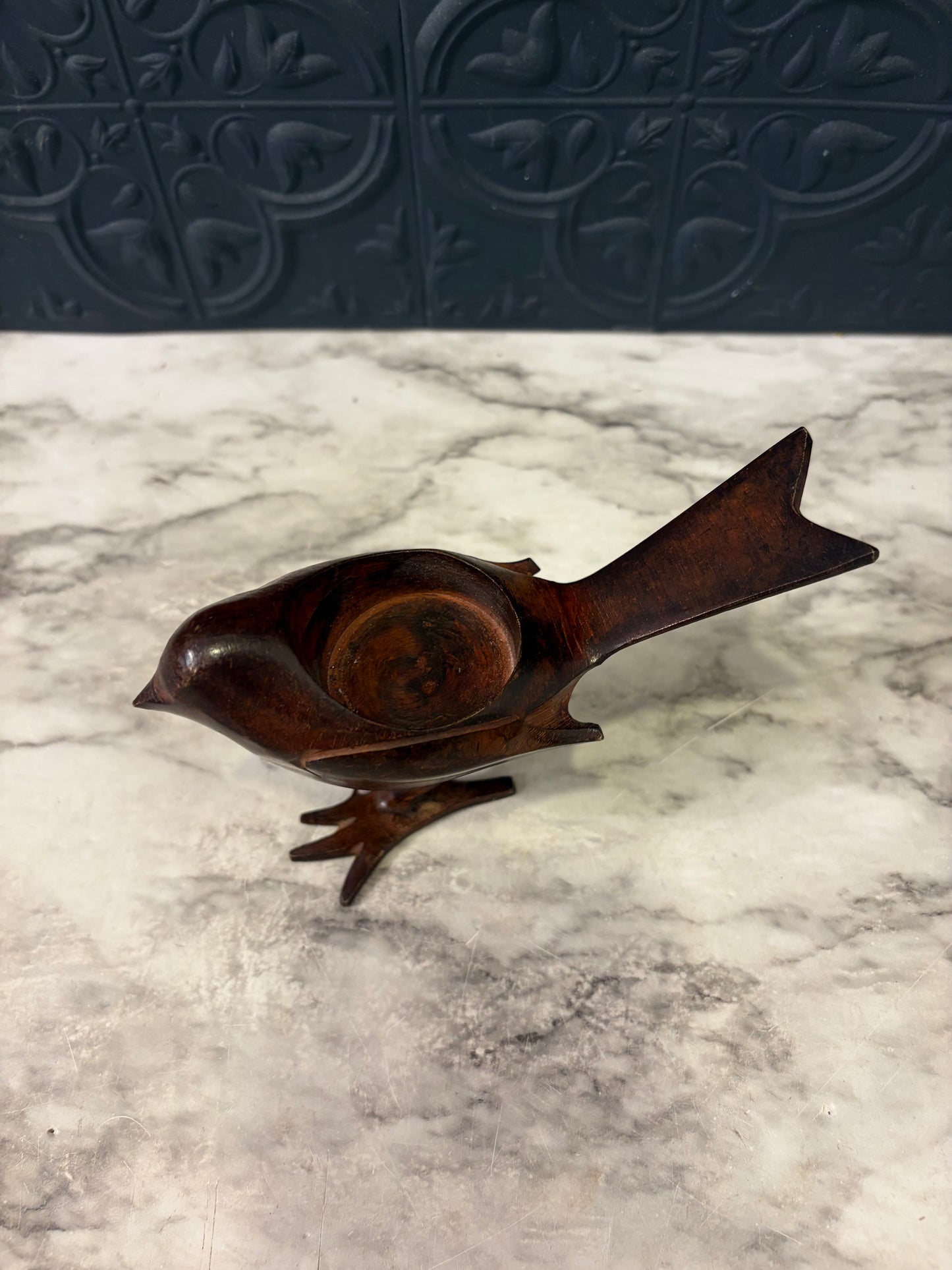 Metal Bird Votive Holder