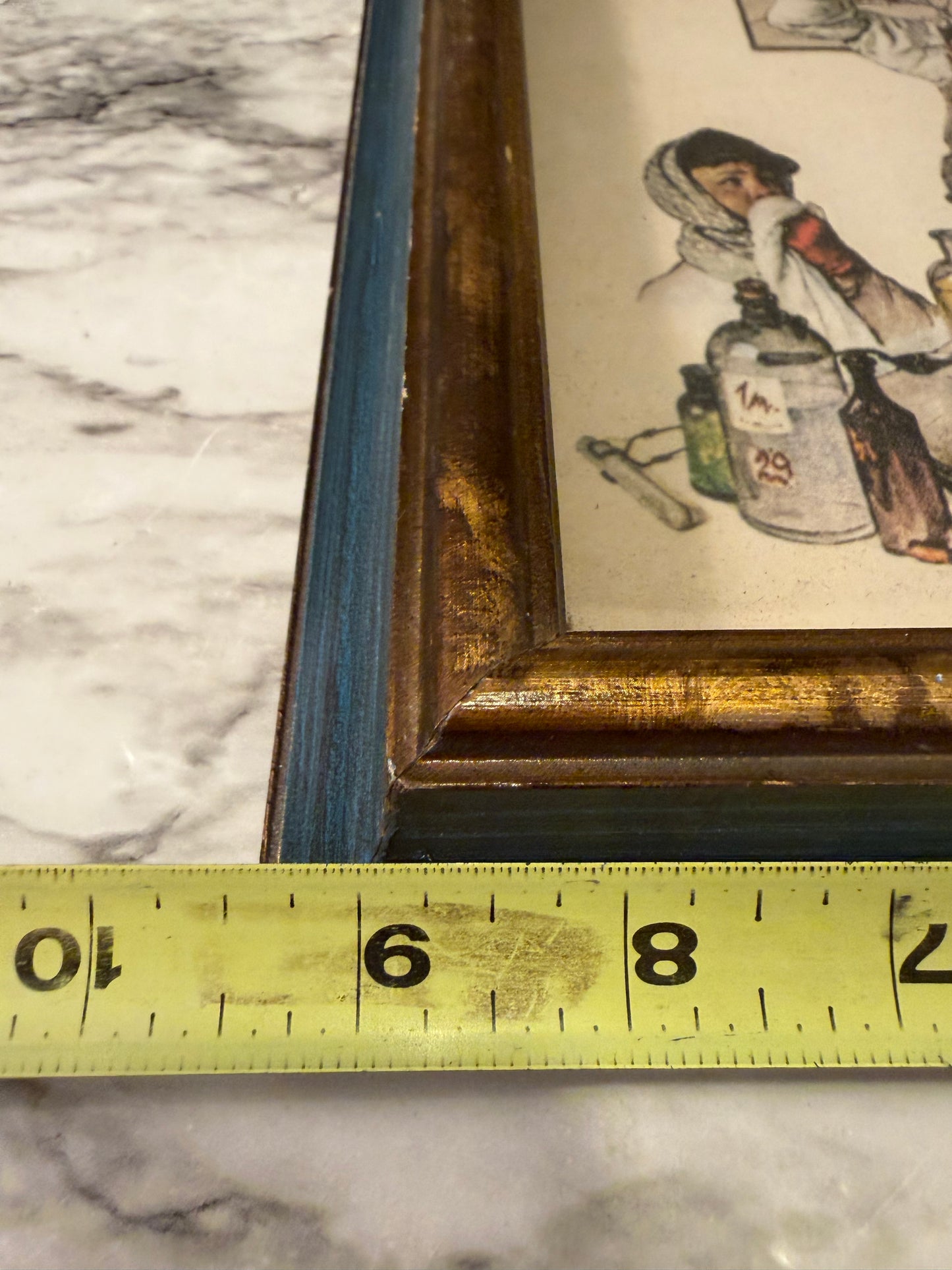 Rockwell's The Pharmacist Print in Deep Frame