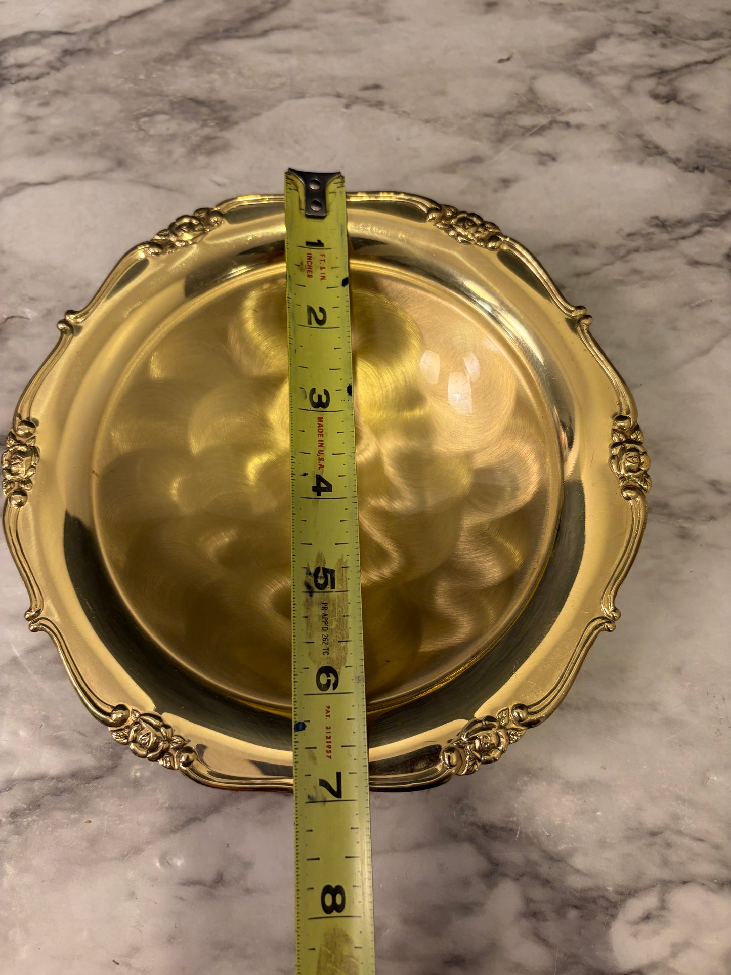 Contempo Brass Footed Bowl