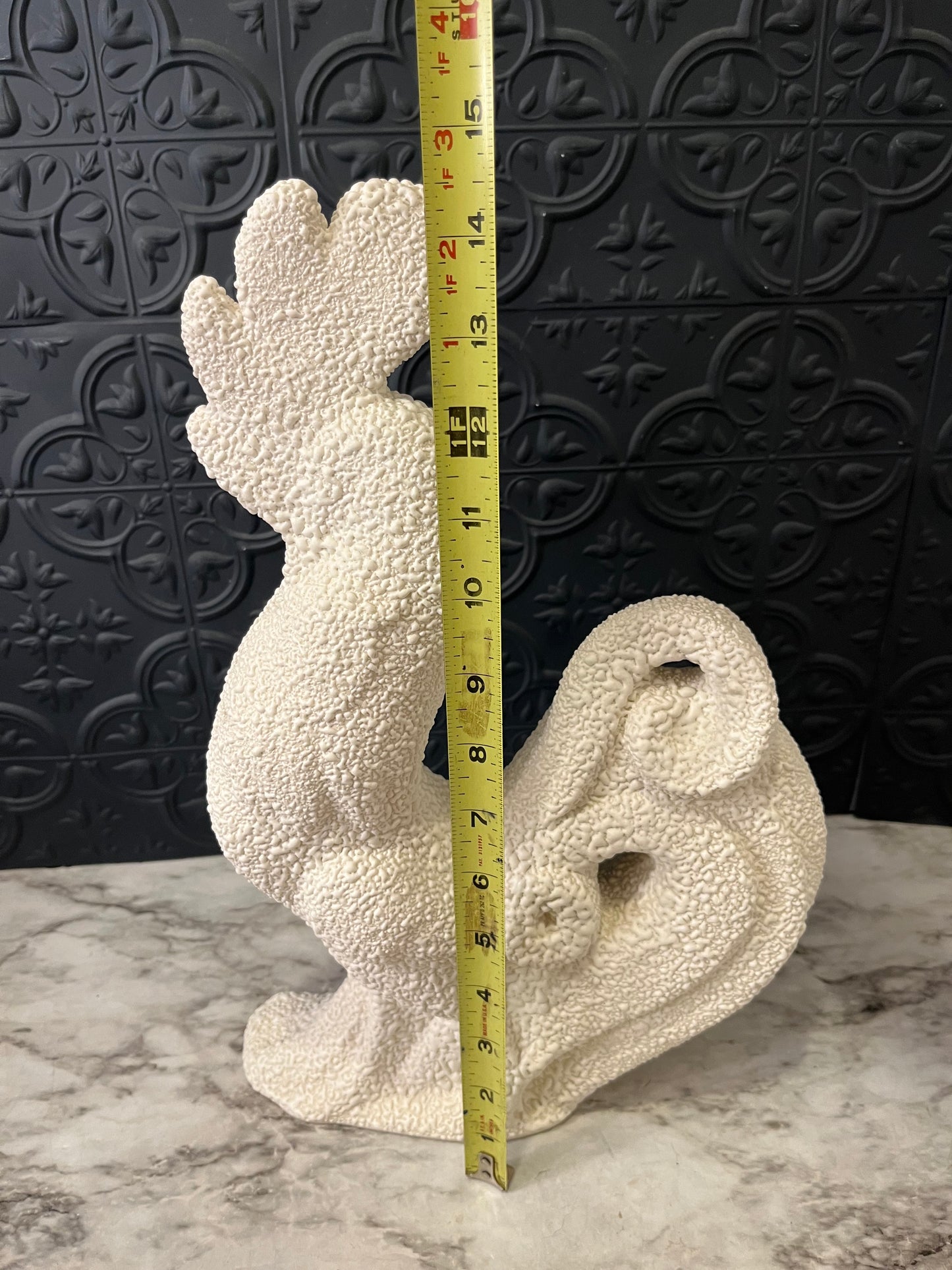 White Textured Rooster