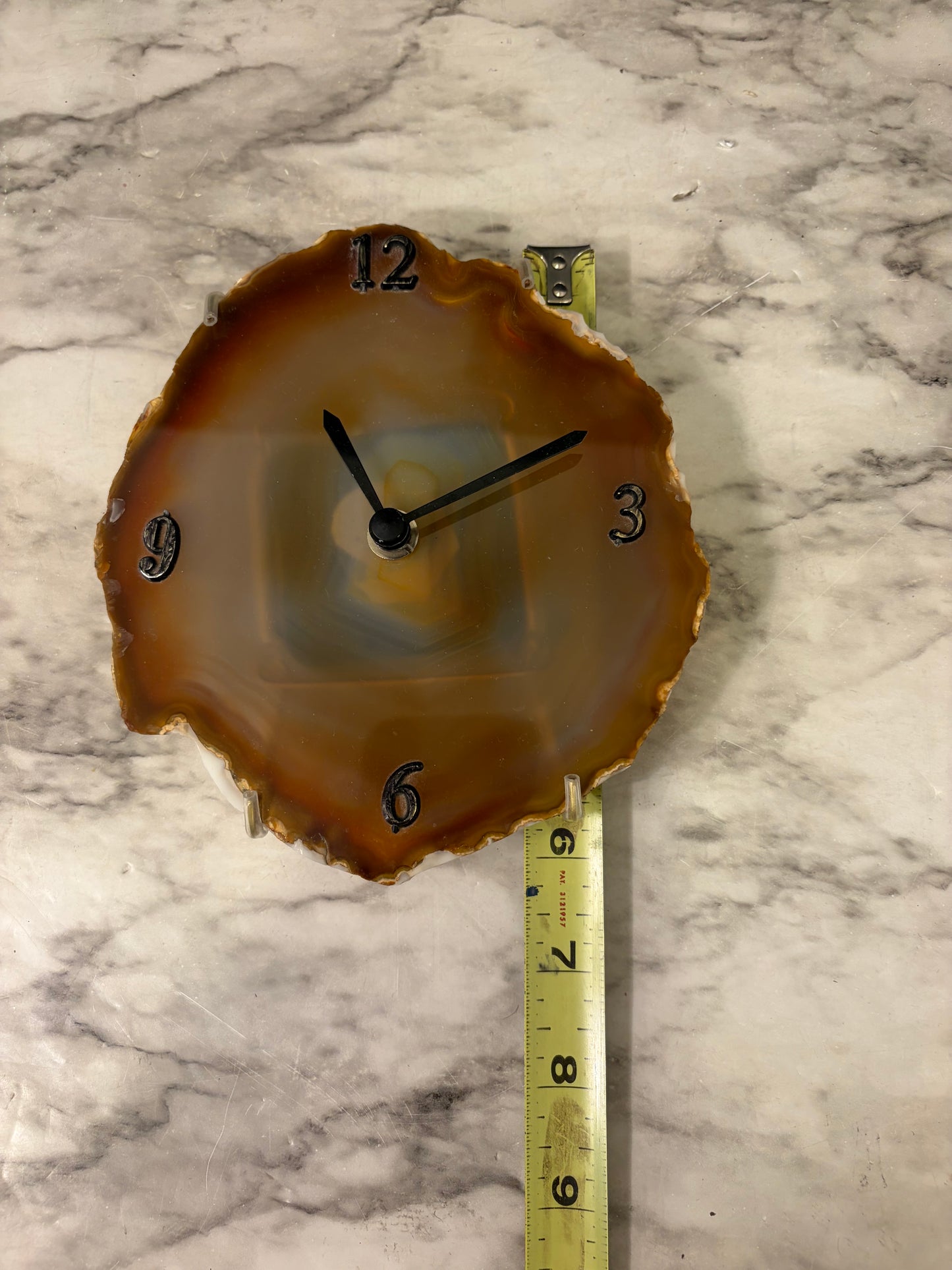 Agate slice Wall Clock