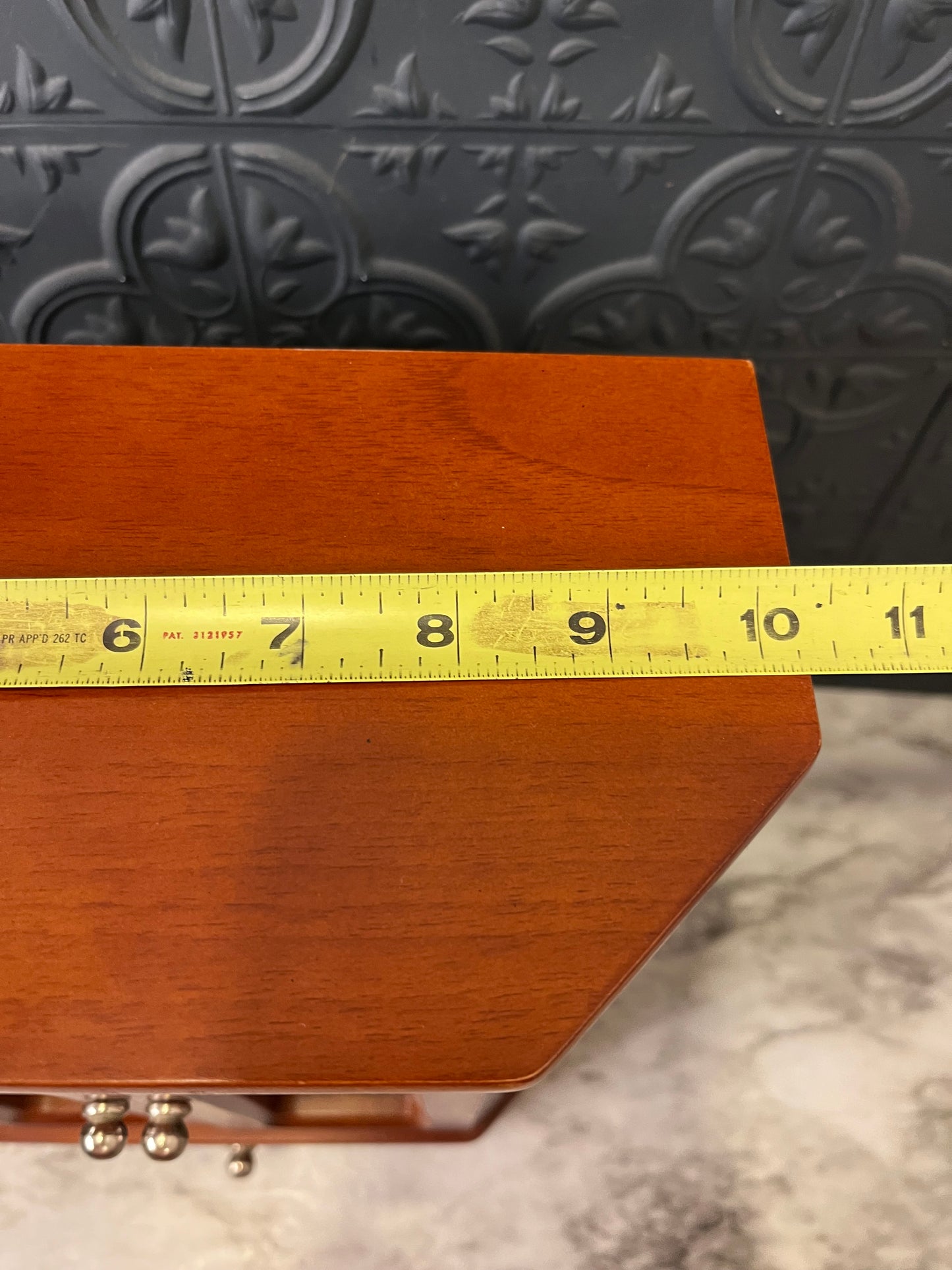 Vintage Jewelry Box with Spinning Hangers