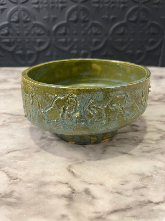 Green Studio Pottery Bowl