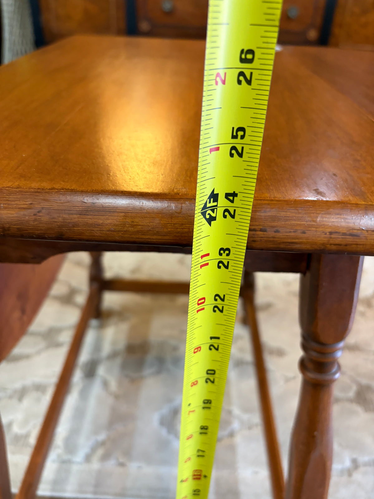 Cottage Style Folding Side Table
