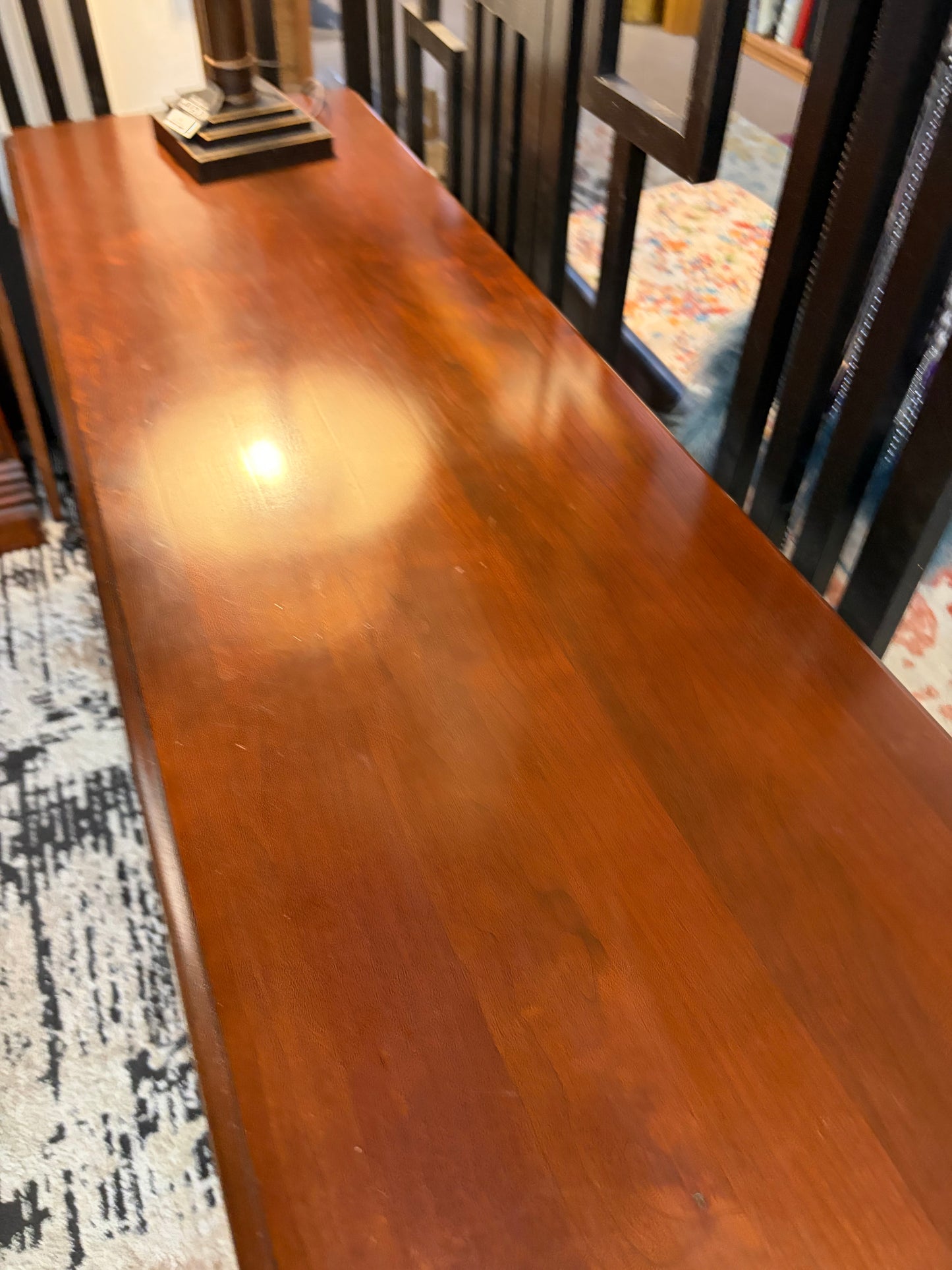 Long Cherry Color Entry/Sofa Table