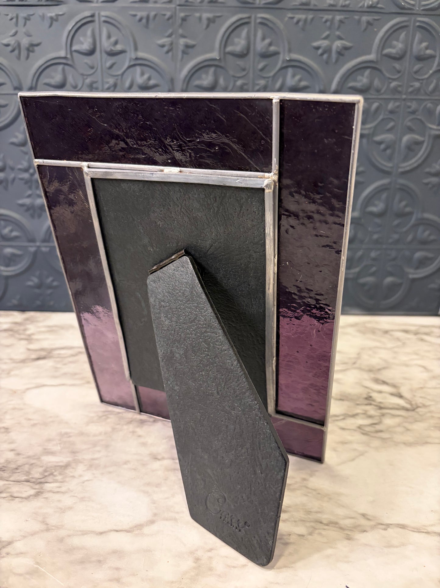 Purple Stained Glass Frame