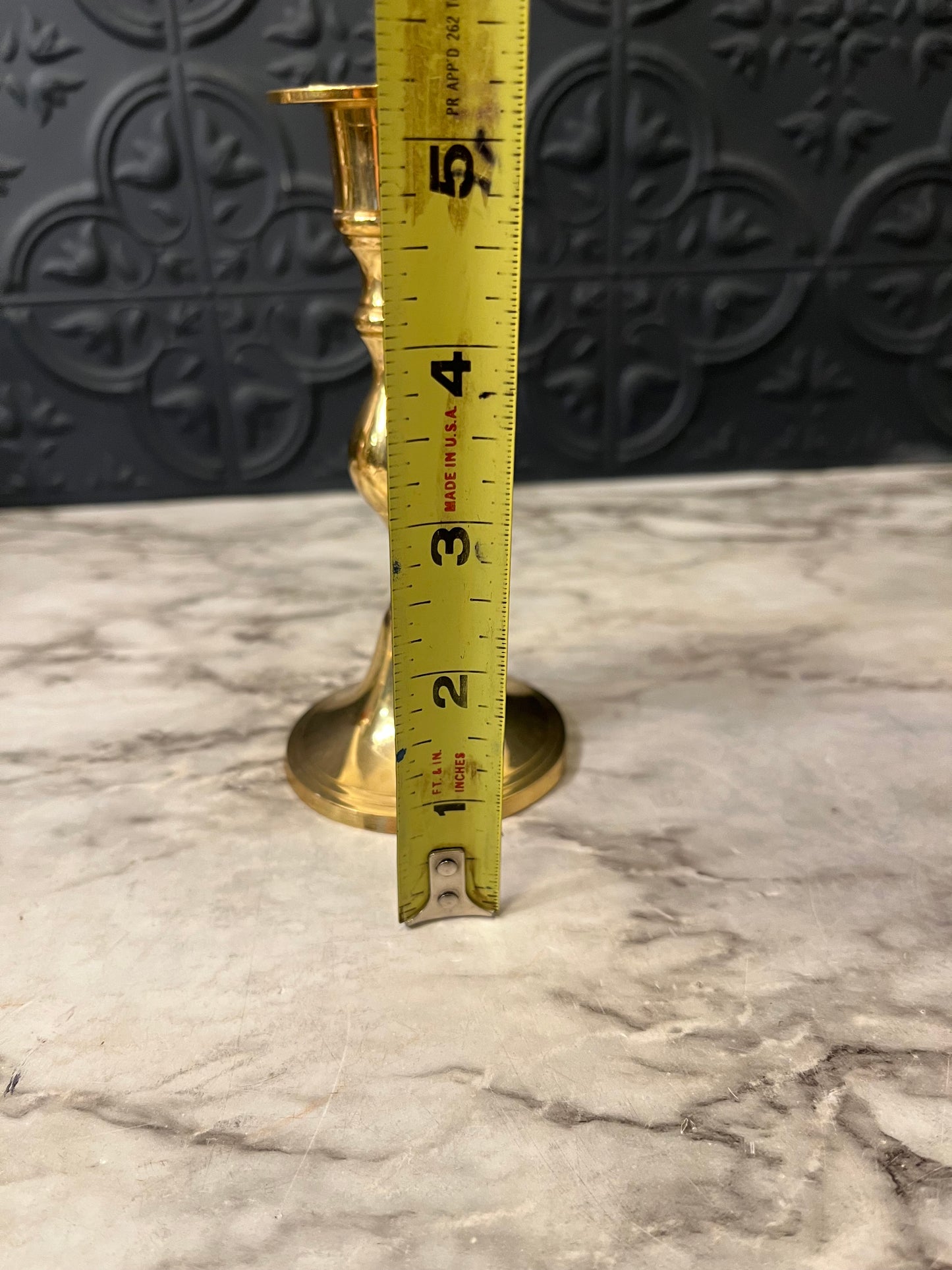 Brass Candle Holder Bulb Shaft 5.5