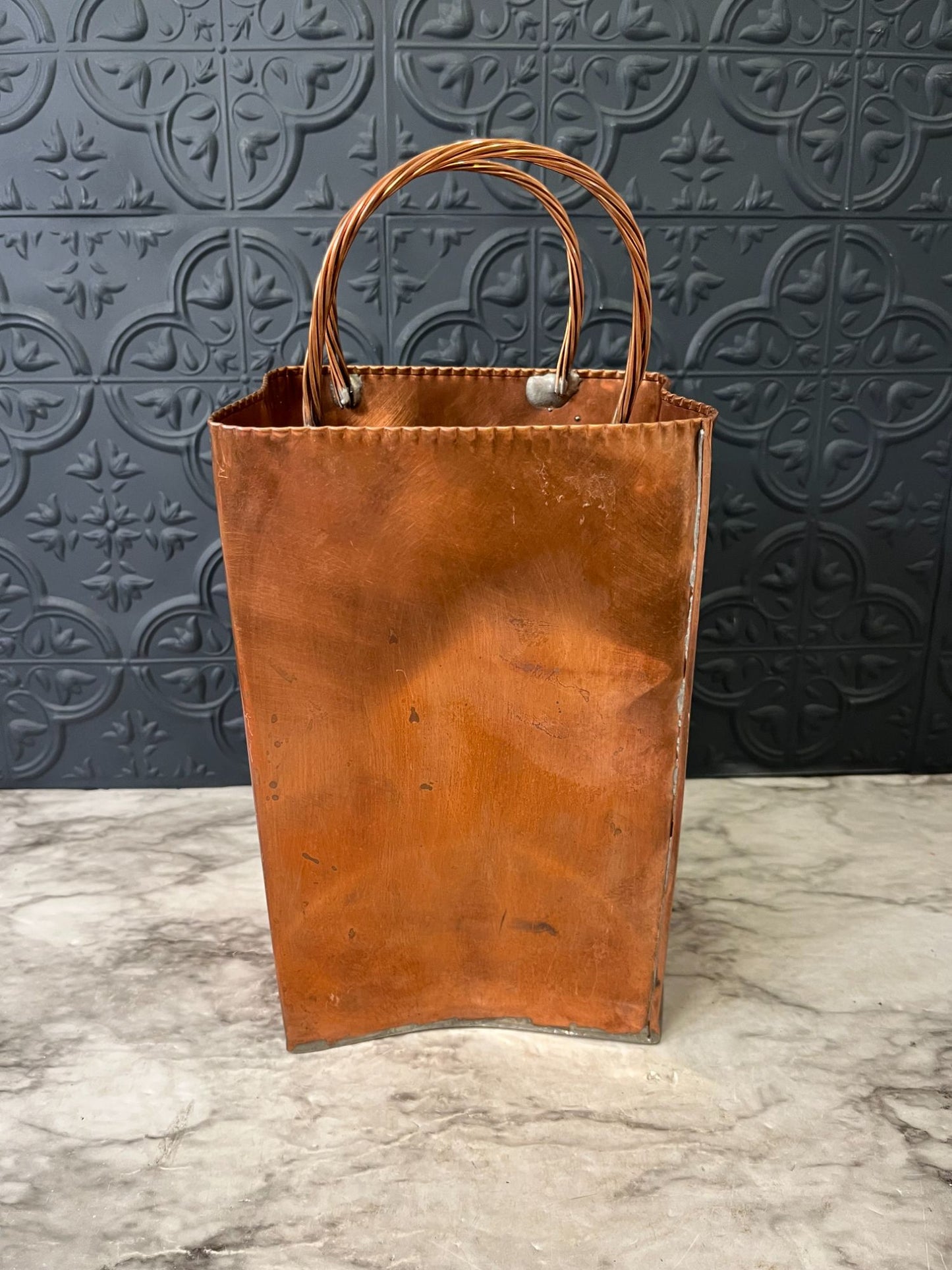 Copper Bag with Handles