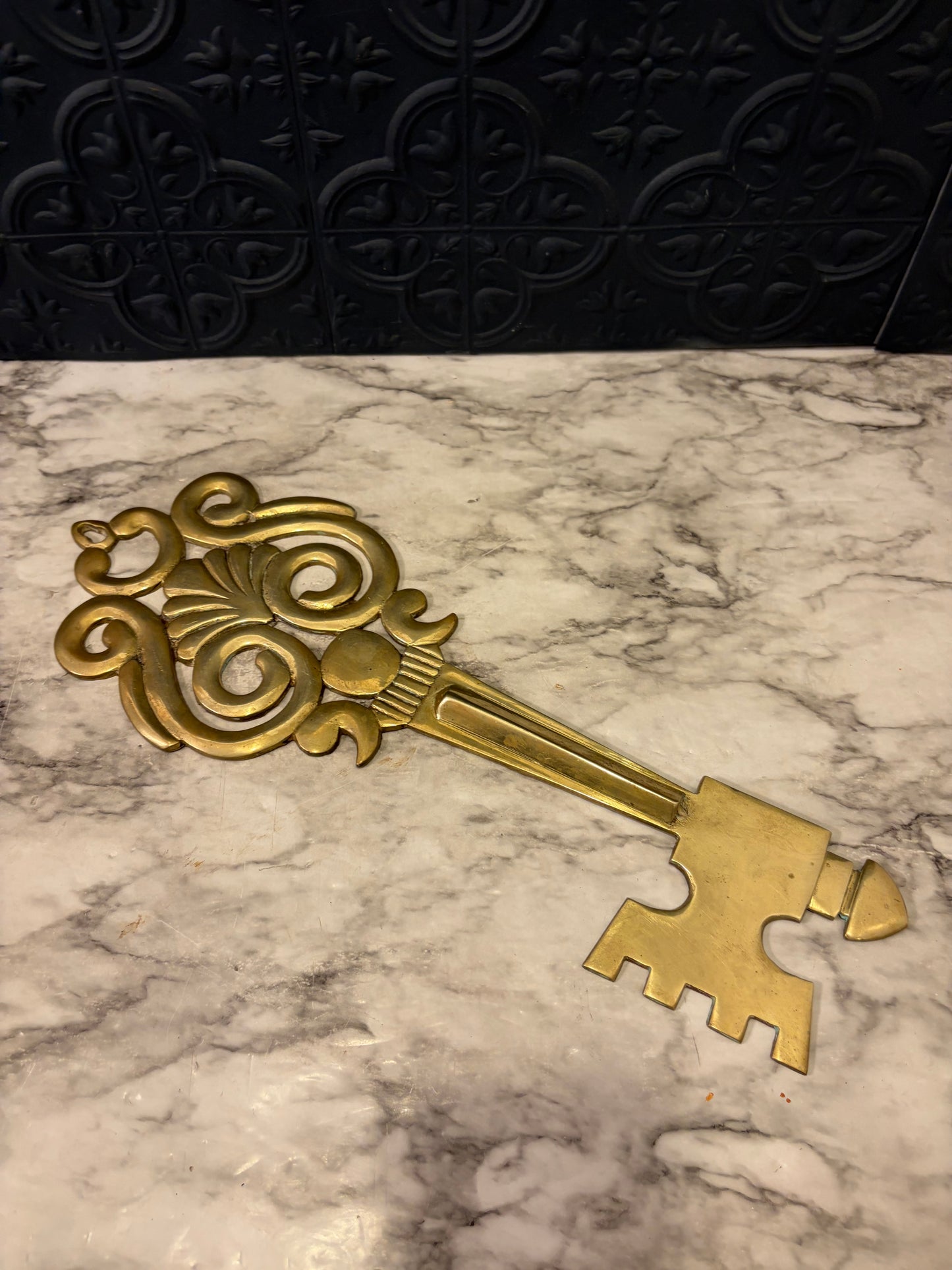 Solid Brass Key Wall Decor