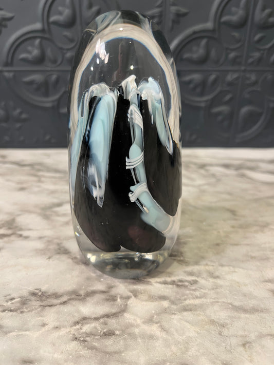 Glass Art Deco Paperweight