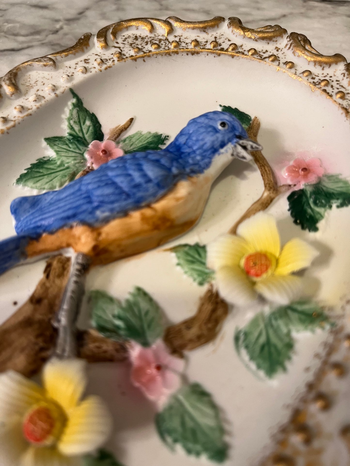 Homco Bluebird Wall Plaque