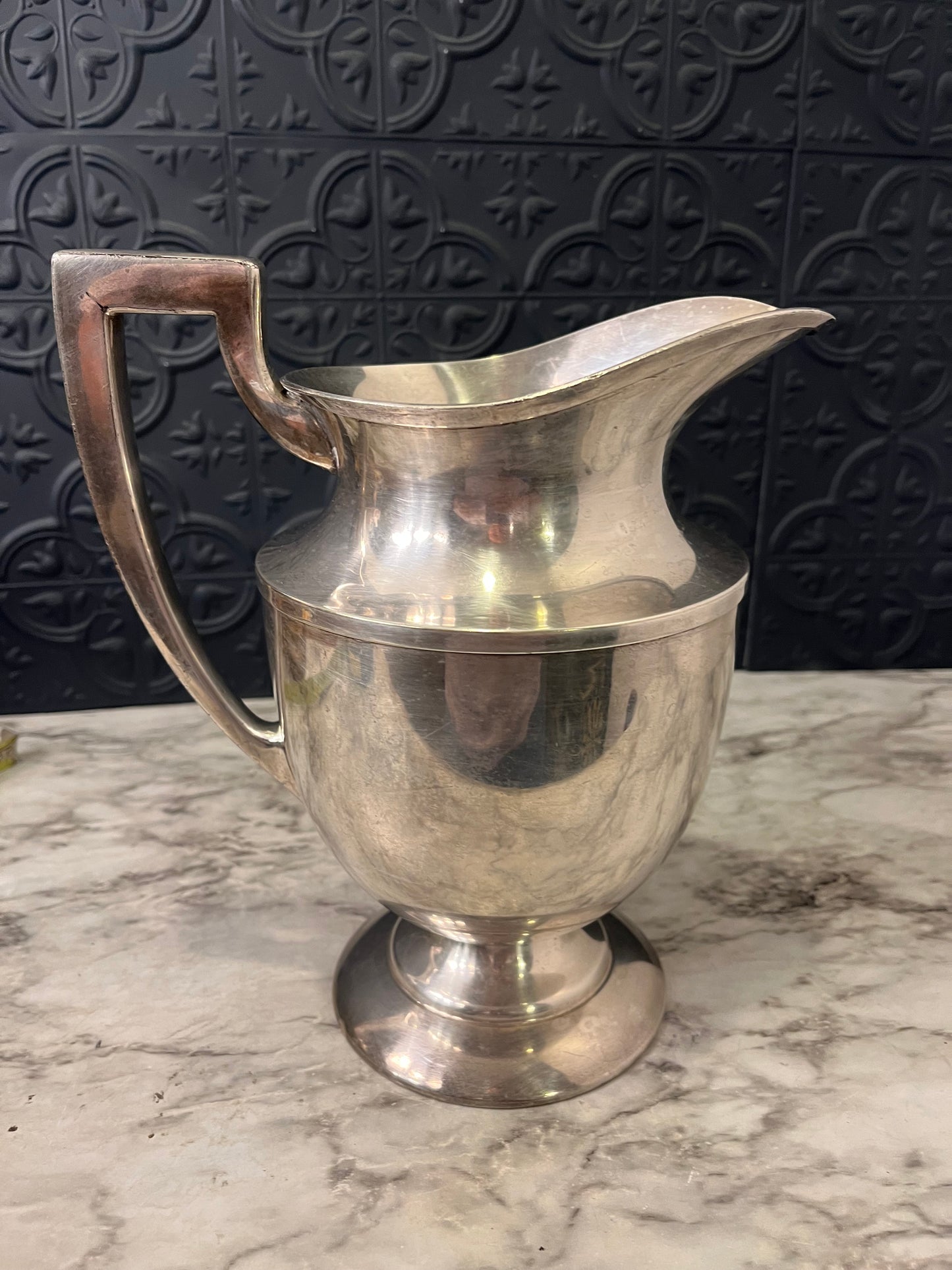 WB Silver Plate Pitcher