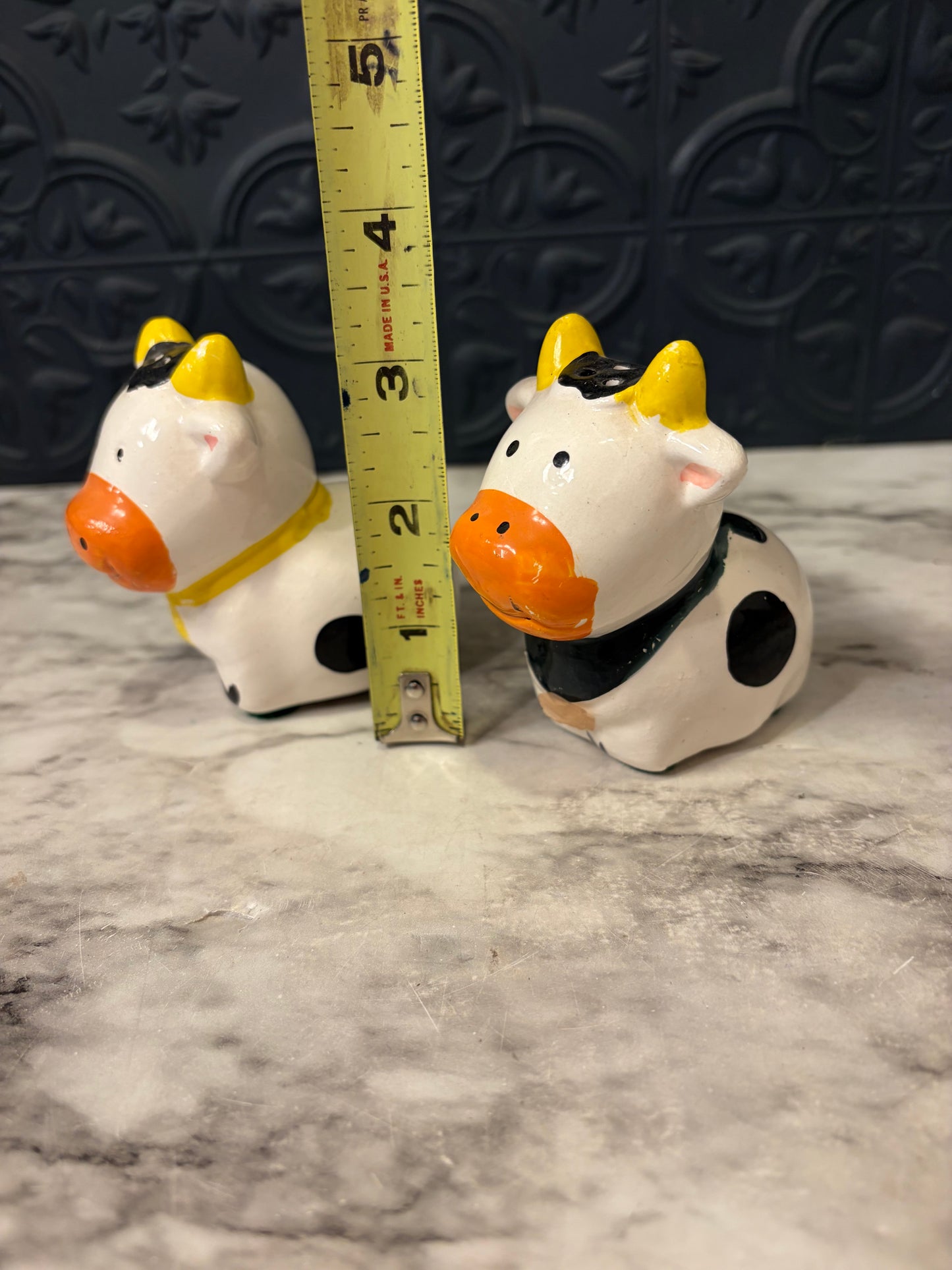 Cow Salt and Pepper Shakers