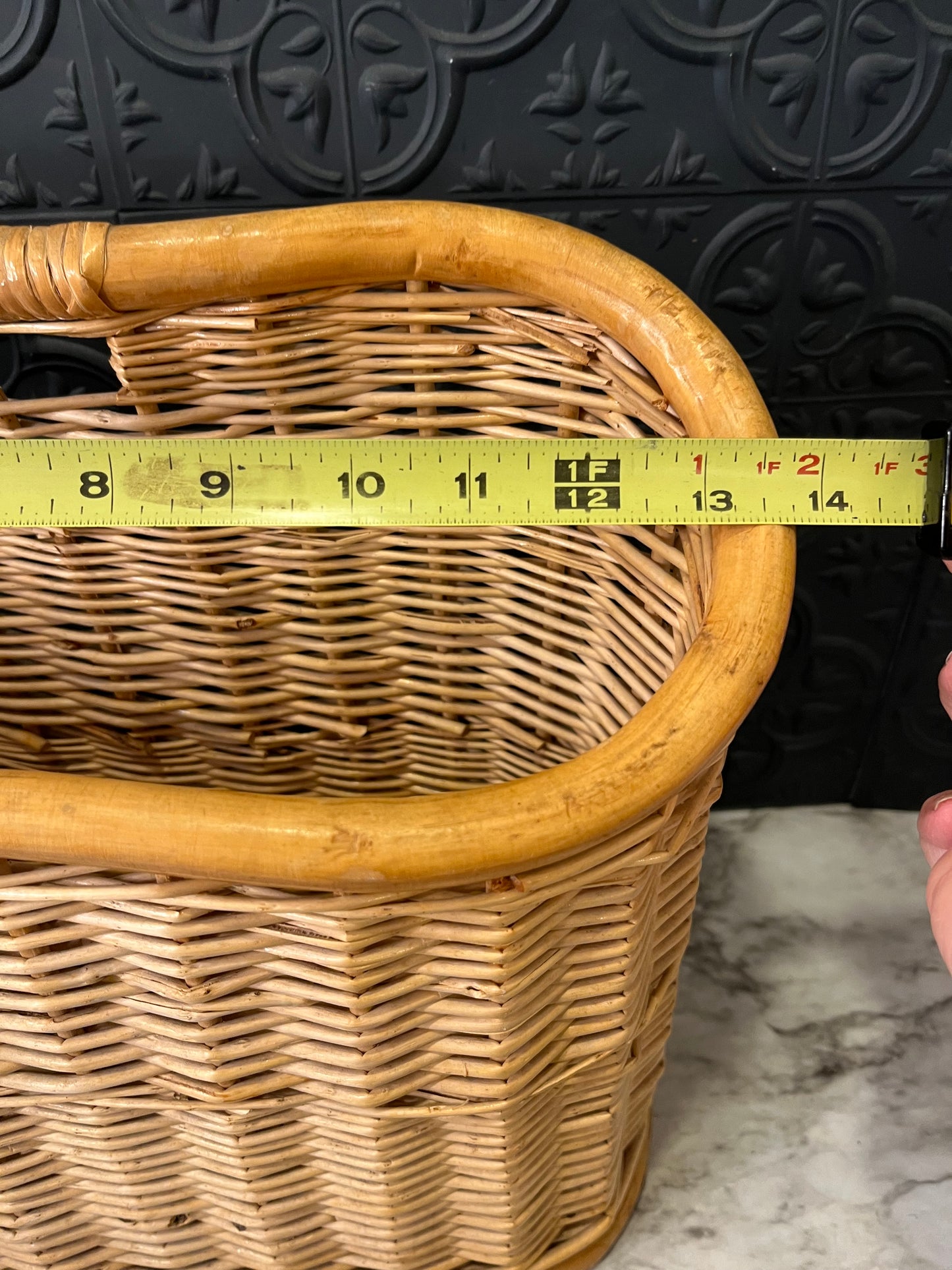 Bamboo Basket with Handle