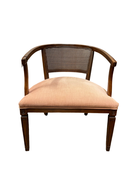 Pink Vintage sitting chair with cane